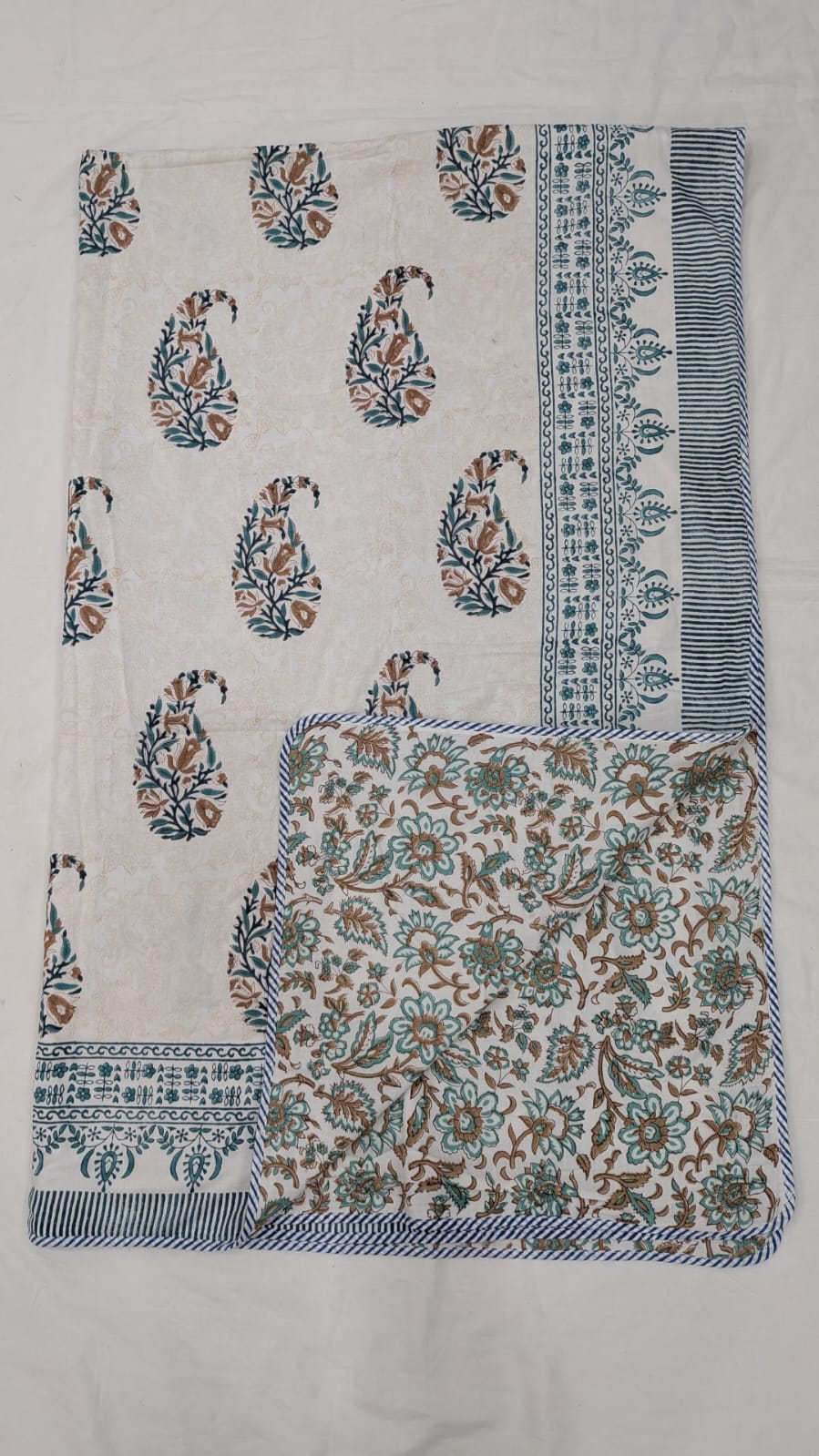 Hand Block Printed Cotton Dohar